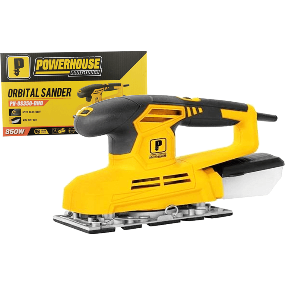 Powerhouse PH-OS350-DHD Orbital Sander 350W - KHM Megatools Corp. Powerhouse PH-OS350-DHD Orbital Sander 350W - KHM Megatools Corp.